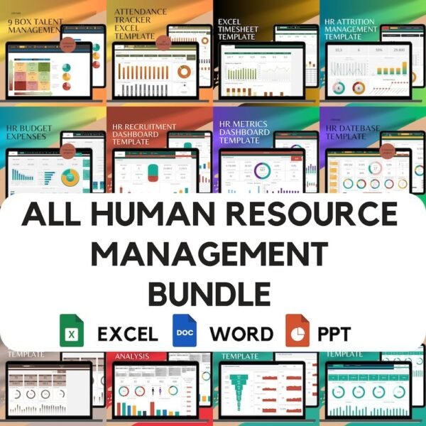 Human Resource Management Dashboard Bundle